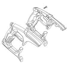 Milwaukee 14-34-6370 Rear Handle Assembly