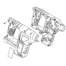 Milwaukee 14-34-6375 Handle Housing Assembly