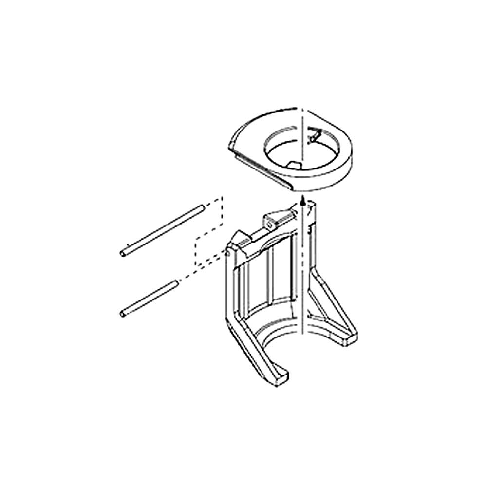 Milwaukee 14-46-0117 Chisel Shifter Assembly