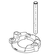 Milwaukee 14-46-5600 Base and Plunge Rod Kit