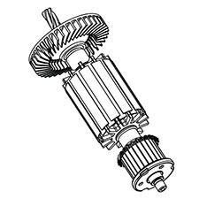 Milwaukee 16-07-2000 Service Armature Assy