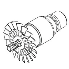 Milwaukee 16-86-1840 Armature 230V
