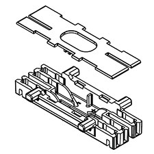 Milwaukee 22-56-0977 Connector Block Assembly