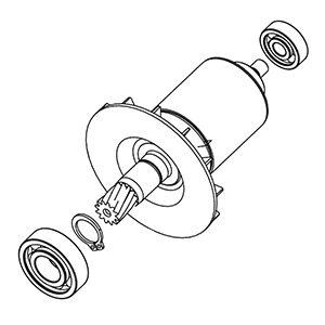 Milwaukee 23-40-6001 Rotor Assembly