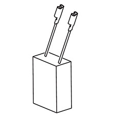 Milwaukee 23-38-0025 Capacitor Assembly