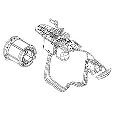 Milwaukee 23-66-2416 Switch / Electronics Assembly