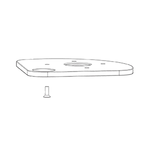 Milwaukee 31-06-0011 Sub-base Plate Kit - Offset Base