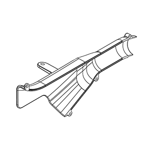 Milwaukee 31-15-0018 Dust Chute, Left