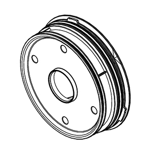 Milwaukee 31-15-0211 Main Housing Cover Assembly-left