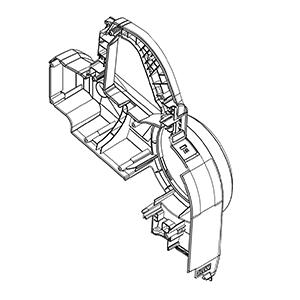 Milwaukee 31-44-0256 Main Housing Halve-left