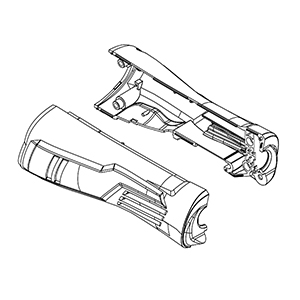 Milwaukee 31-44-6105 Handle Halve Kit