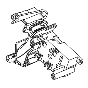 Milwaukee 31-50-0121 Motor Housing Support