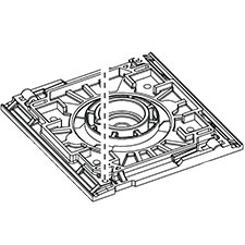 Milwaukee 31-06-0050 Base Plate Plastic
