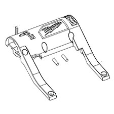 Milwaukee 31-15-0195 Motor Cover Assembly