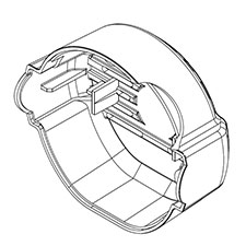 Milwaukee 31-15-0463 Motor Housing Cover