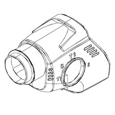 Milwaukee 31-40-0185 Gear Box Housing Cover