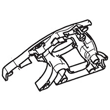 Milwaukee 31-44-0161 Left Handle Half