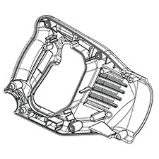 Milwaukee 31-44-2095 Handle Half - Left