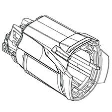 Milwaukee 31-50-5375 Motor HOUSING/5375-20