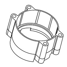 Milwaukee 31-50-6100 Motor Cage