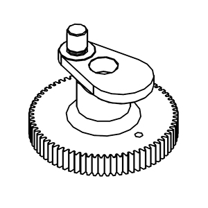 Milwaukee 32-62-0010 Crank Gear,spur Gear