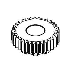 Milwaukee 32-40-0130 3rd Intermediate Gear, High