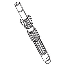 Milwaukee 36-66-5261 Reduction Gear SHAFT/5262-21