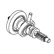 Milwaukee 36-92-5200 Wobble Shaft Assembly