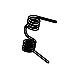 Milwaukee 40-50-0361 Torsion Spring (Ø0.5 Swpb Oxidized Black)