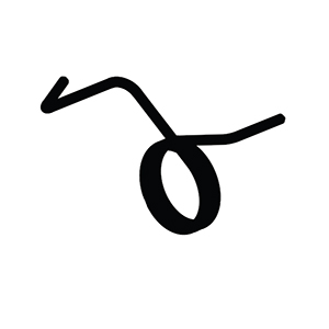 Milwaukee 40-50-8951 Torsion Spring \ Swc Black DIA.0.5