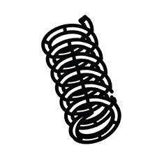 Milwaukee 40-50-0136 Lock Pin Spring