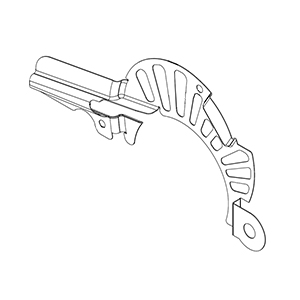 Milwaukee 42-14-1215 Upper Guard Baffl E