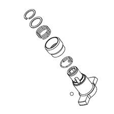 Milwaukee 42-06-0020 1/4" Hex Anvil Assembly