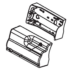 Milwaukee 42-36-0040 Capacitor Cover & Brkt Assm