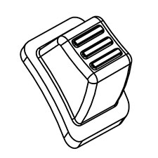 Milwaukee 42-42-0105 Spindle Lock Button