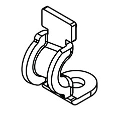 Milwaukee 42-68-0860 Retaining Clip