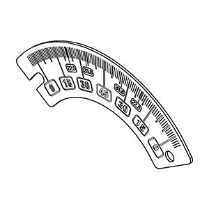 Milwaukee 43-82-0145 Bevel Scale