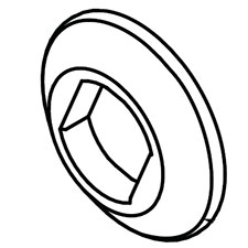 Milwaukee 43-34-0096 Outer Blade Flange