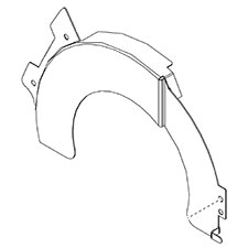 Milwaukee 43-54-0031 Stamping Inner Guard Assy