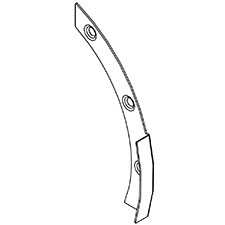 Milwaukee 43-56-0016 Chip Guide Plate Steel