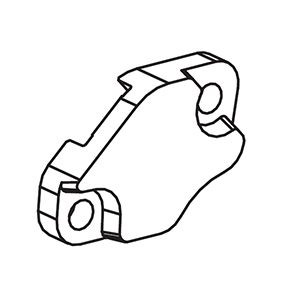 Milwaukee 44-66-0043 Blade Change Outer Plate