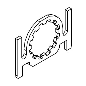Milwaukee 44-66-0048 Stamping,locking Plate