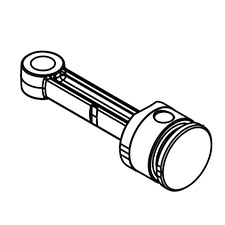 Milwaukee 44-62-0010 Piston Assembly