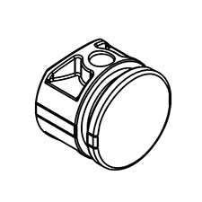 Milwaukee 44-62-0302 Piston