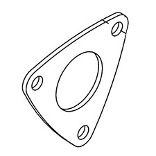 Milwaukee 44-66-0950 Bearing Plate