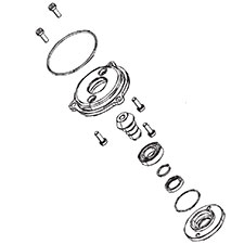 Milwaukee 44-66-1140 Bearing End Plate Assembly