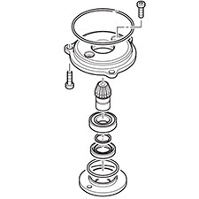 Milwaukee 44-66-1147 Bearing End Plate Assy