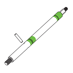 Milwaukee 45-08-0013 Assembled Height Adjust Handle Shaft