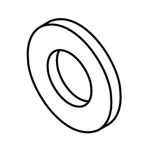 Milwaukee 45-88-1671 Washer, M12, Zn Plate