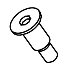 Milwaukee 45-04-2020 M6 X 20mm Flat Hd. Taptite T-30 Screw